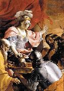 Mattia Preti Queen Tomyris Receiving the Head of Cyrus King of Persia oil on canvas